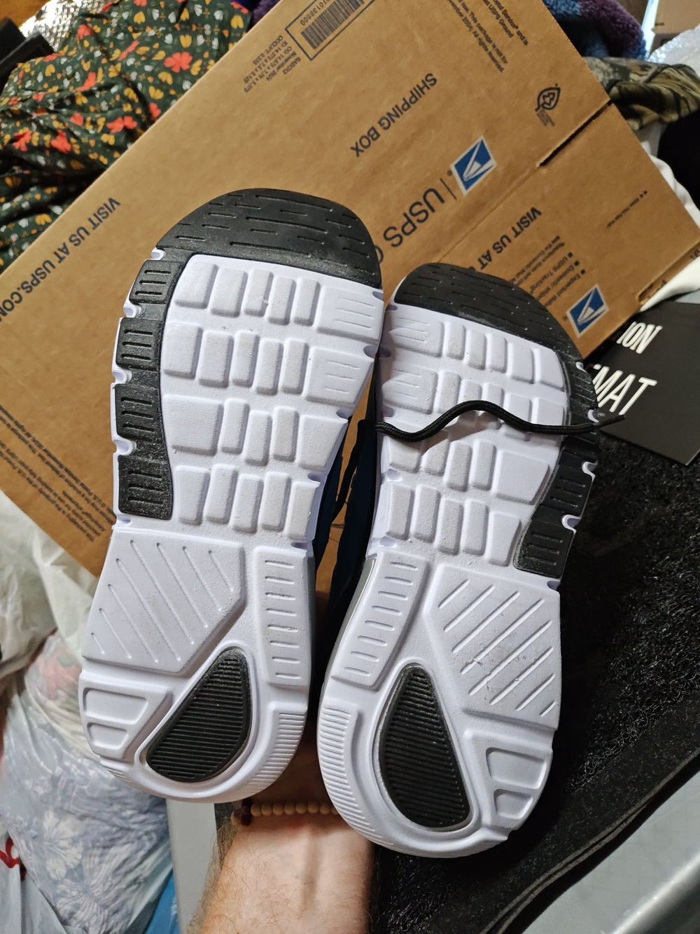 RBX Blue and Black Men's Running Sneakers - Picture 5 of 7